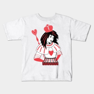 Queen of Hearts Kids T-Shirt